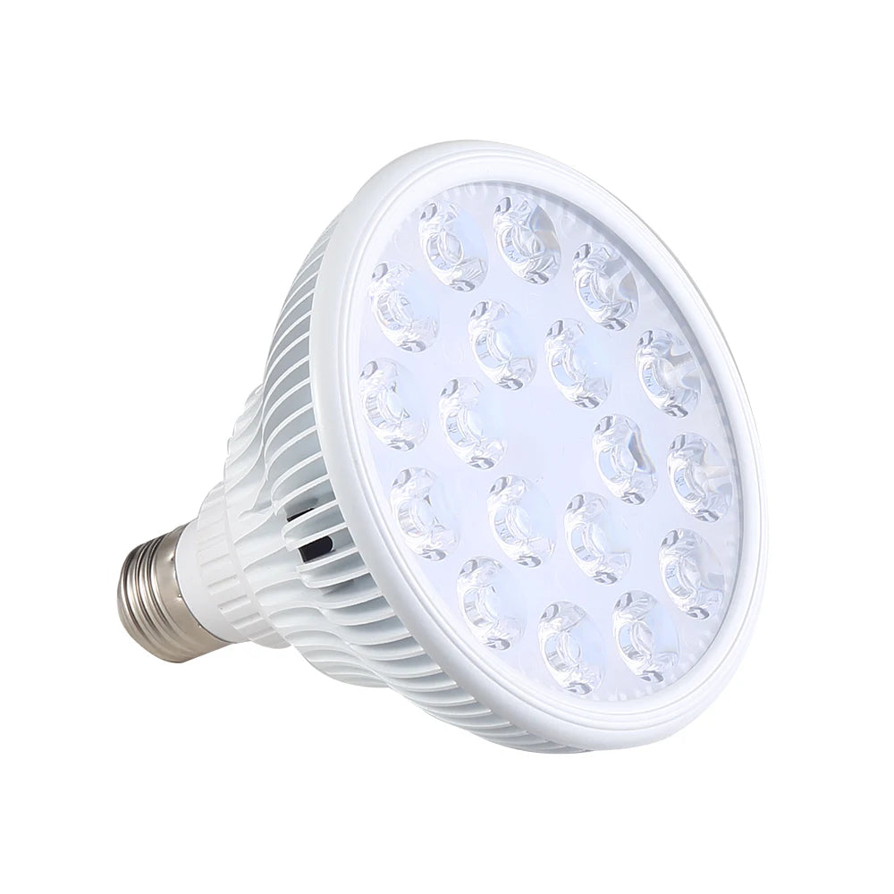 54W Red LED Light Therapy Bulb 630nm 660nm 810nm 830nm 850nm Infrared Light Bulb E27 Red Light