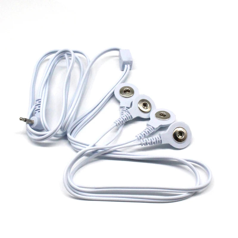 TENS Unit Lead Wire Replacement Cable for Electric Massagers Body Shaping Massage Equipment Tidesmit
