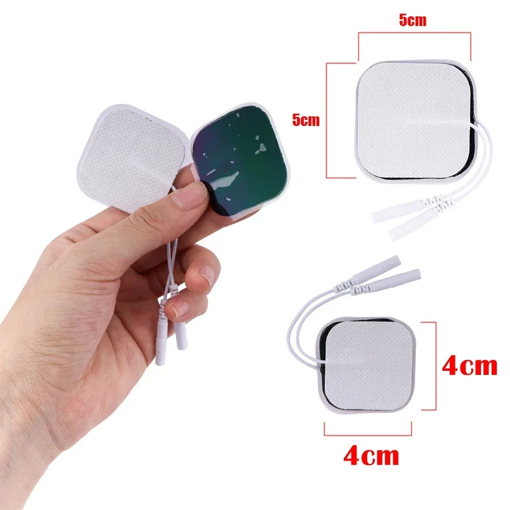 TENS Unit Electrode Pads Replacement 5x5cm - Self-Adhesive Tidesmit Body Shaping Massage Equipment Tidesmit