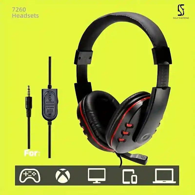 Tidesmit Wired Over-Ear Gaming Headphones with HD Sound for PC and Laptop Tidesmit