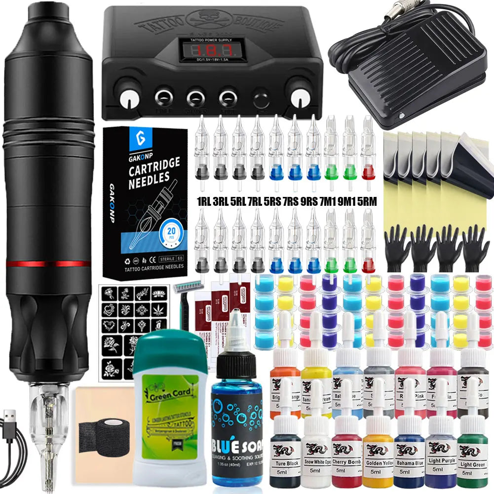 Fascia Gun Percussive Therapy Massager for Deep Tissue Muscle Recovery Fascia Gun 14Ink Pen Kit 1 Tidesmit