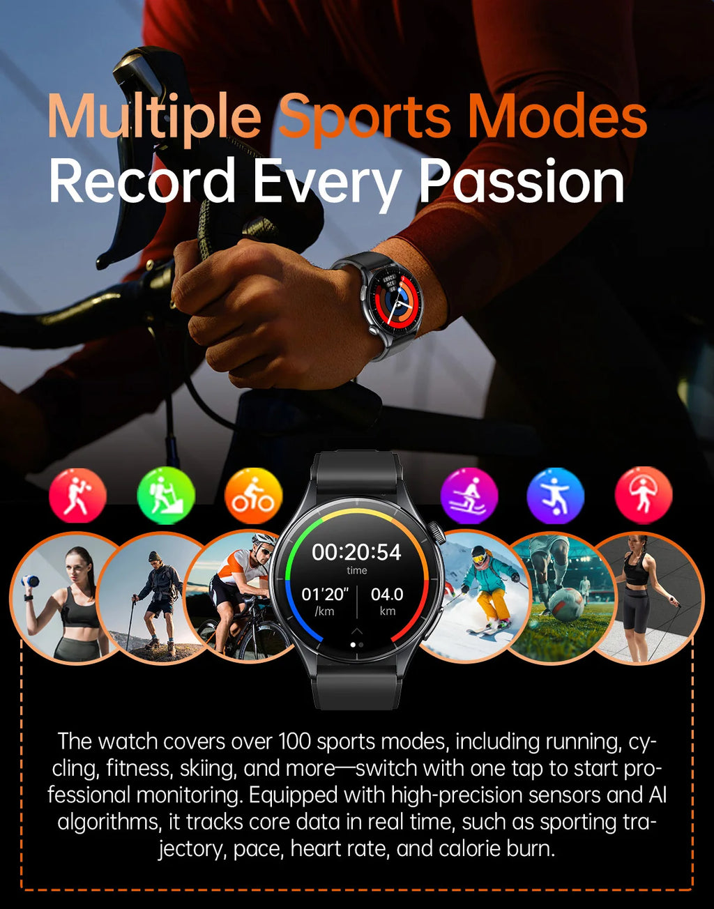 2026 New Smart Watch NFC ECG+PPG Blood oxygen Uric Acid Blood Pressure Sapphire Smartwatch Men For iPhone Android