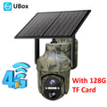 2K 3MP 4G Sim Card LTE Cellular Solar Powered Trail Hunting Wildlife Motion Activated Security Camera Outdoor Color Night Vision