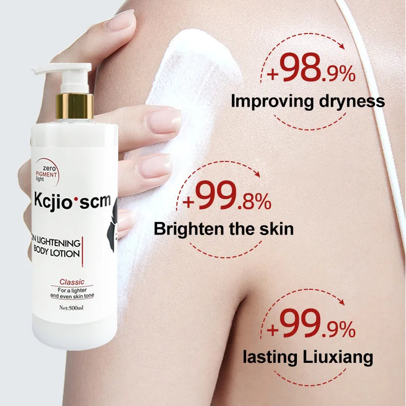 500ml Glutamate Body Cream Vitamin VC Moisturizing Lotion Skin Whitening Nicotinamide Anti Wrinkles Body Lotion