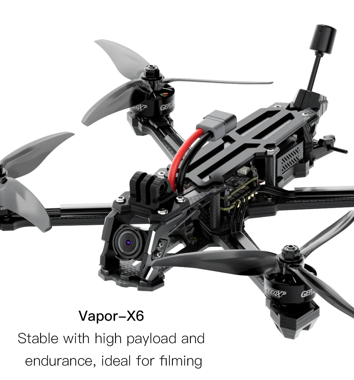 FPV Drone 6 Inch Analog Freestyle X-Shaped Quadcopter | Tidesmit Tidesmit