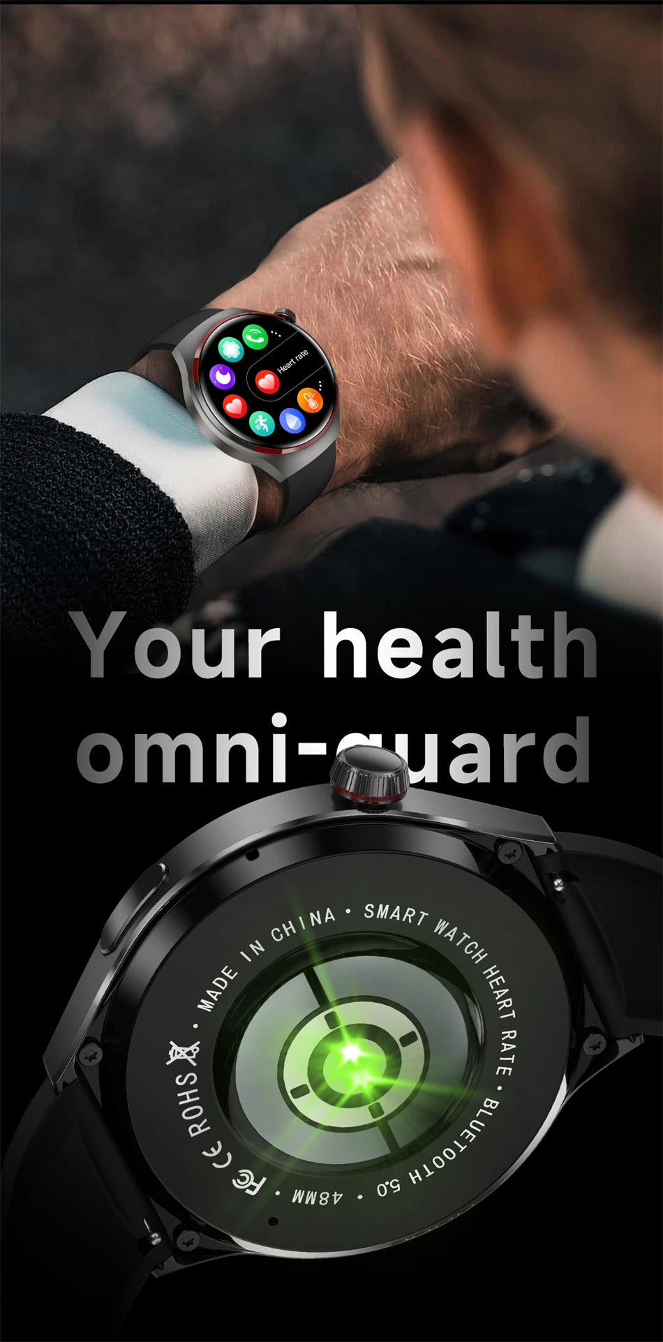 For WATCH 4 PRO Smart Watch Men Space Exploration Edition Bluetooth Call GPS NFC Heart Rate Sports SmartWatch 2026 New