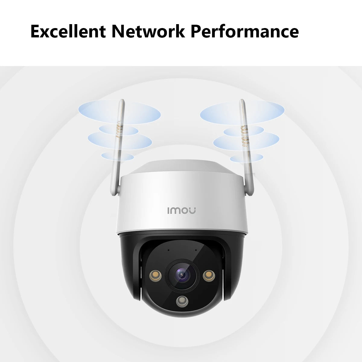 IMOU 2PCS Cruiser SE+ 3MP Set Wi-Fi Camera Smart Color Night Vision IP66 Outdoor Security 360° Coverage Smart Auto Tracking