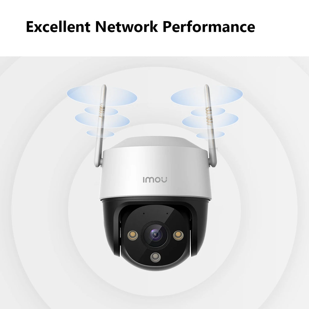 IMOU 2PCS Cruiser SE+ 5MP Wi-Fi PTZ Camera Smart Color Night Vision IP66 Outdoor Security 360° Coverage Smart Auto Tracking