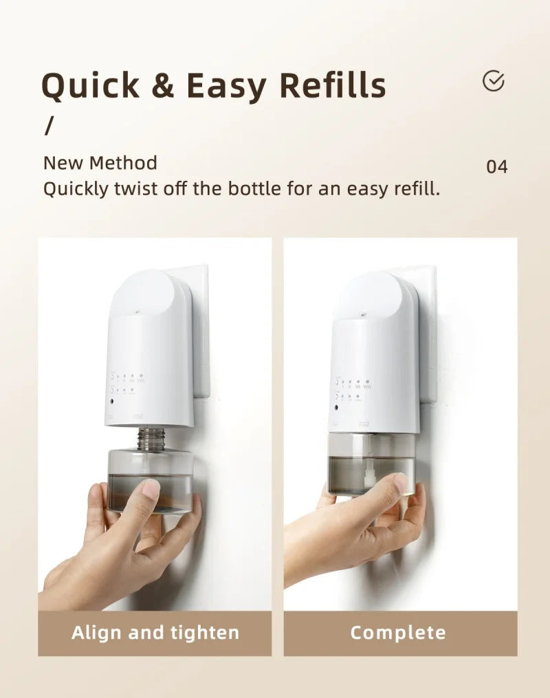 Plug in Waterless Aroma Diffuser Hotel Frangrance Diffuser And Essential Oils Atomizing Efficienc Home Air Freshener