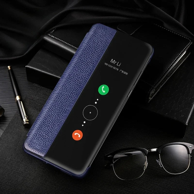 Huawei Mate 30 RS Porsche Design Leather Case | Premium Slim Cover b Tidesmit