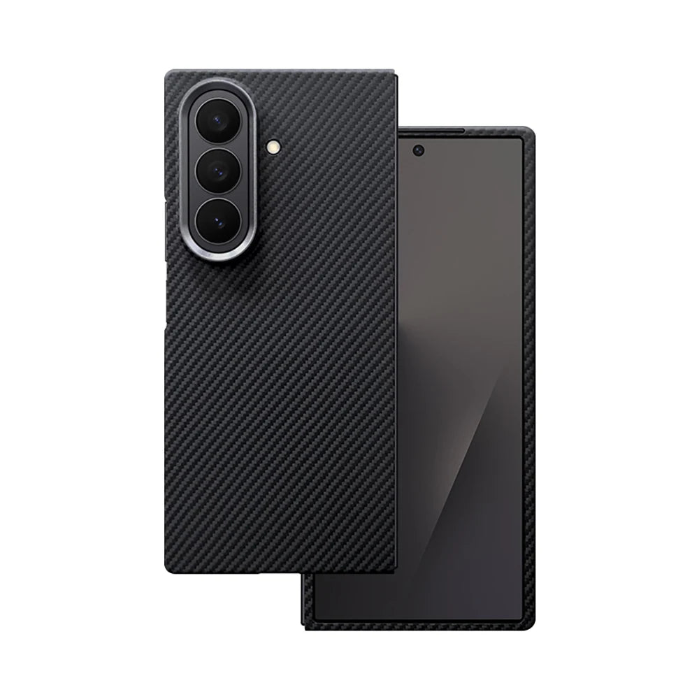 Samsung Galaxy Z Fold 7 Aramid Carbon Fiber Magnetic Case Tidesmit