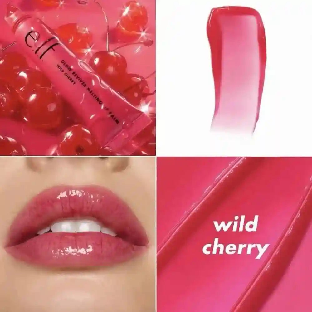 Elf Hydrating Tinted Lip Balm & Plumping Oil - Cruelty-Free Lip Care Lip Care Wild Cherry Tidesmit