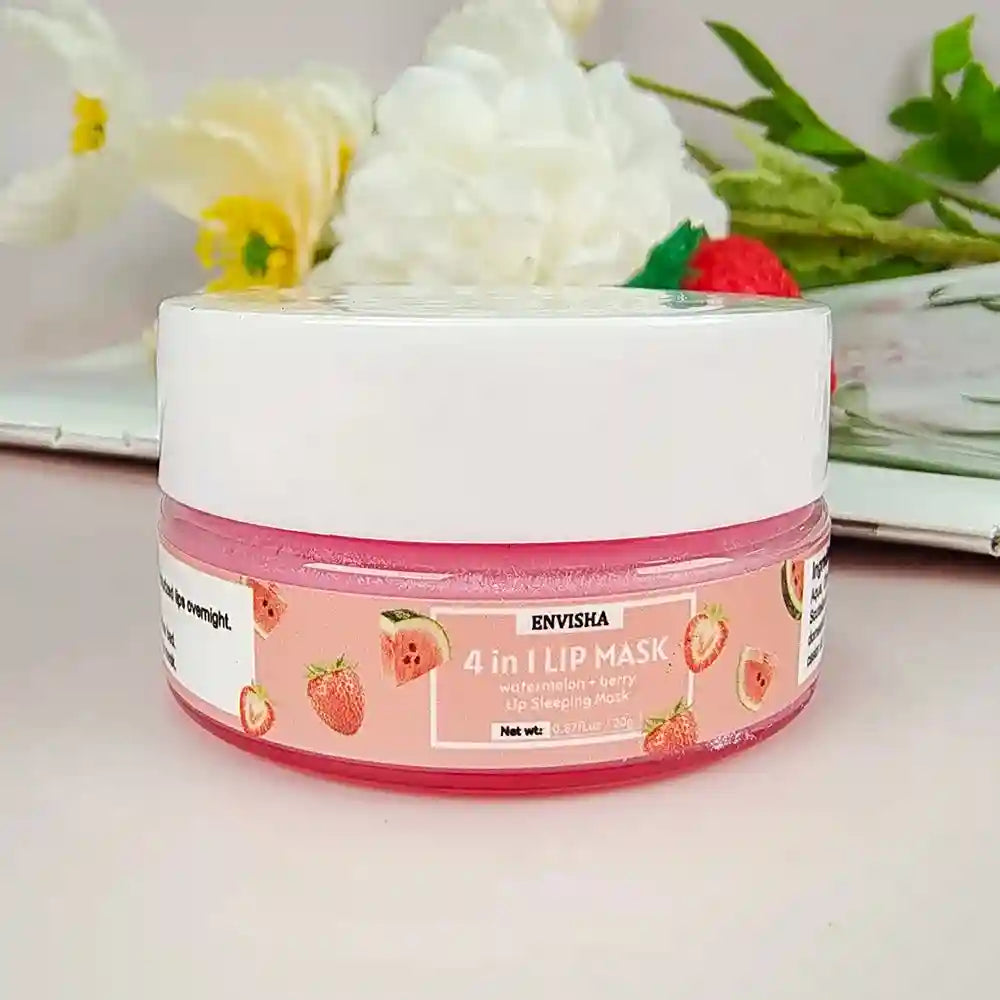 Exfoliating Lip Mask and Scrub Set - Nourishing Lip Care Treatment Lip Care Tidesmit