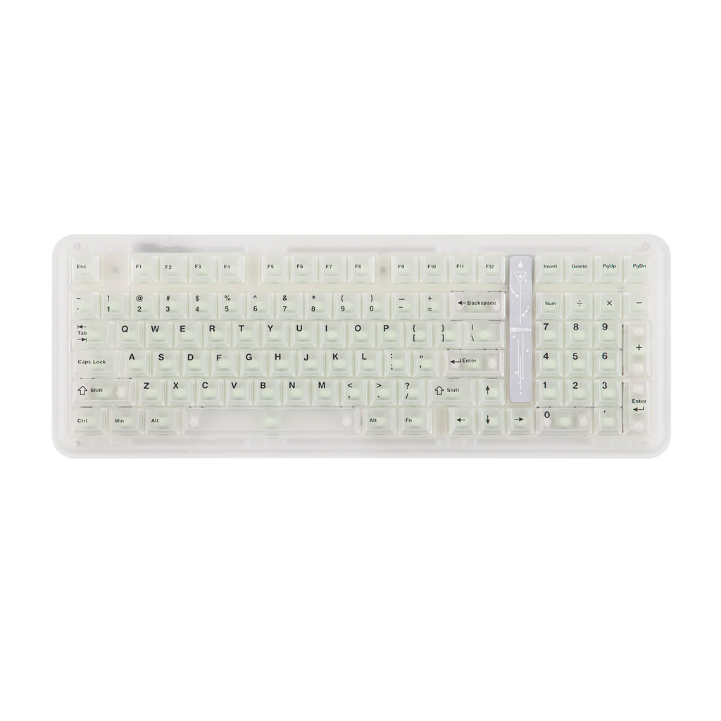 KiiBOOM Phantom98 Lite 96% ANSI US Layout VIA Programmable Gasket Wired/BT/2.4GHz Wireless Mechanical Gaming Keyboard 8000mAh