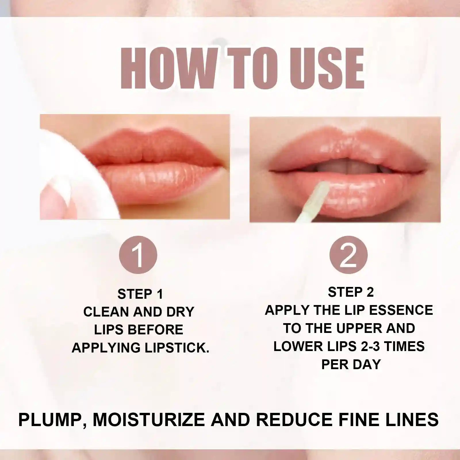 Lip Plumper Oil: Instant Volumizing Serum for Hydrated, Fuller Lips Lip Care Tidesmit