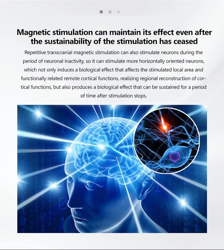 Transcranial Magnetic Stimulation Device - Home Brain Wellness Therapy Massage Chairs Tidesmit