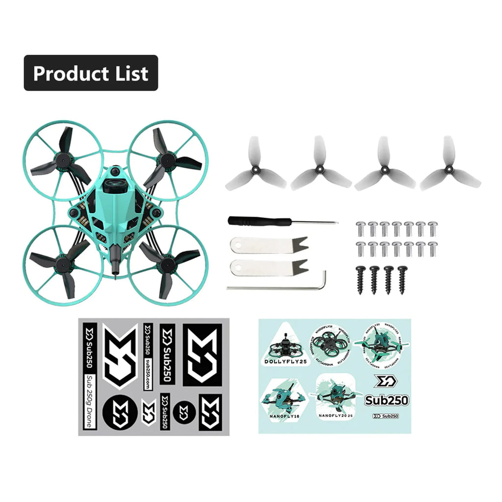 Tidesmit Nimble65 65mm 1S HD O4 ELRS Tiny Whoop FPV Drone Tidesmit