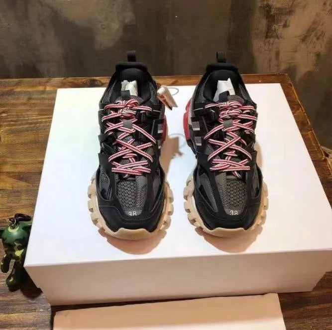 2026 Original Top Quality Lace-up Sport Shoes Genuine Leather Track Shoes Luxury Designer Fashion Sneakers for Men Women