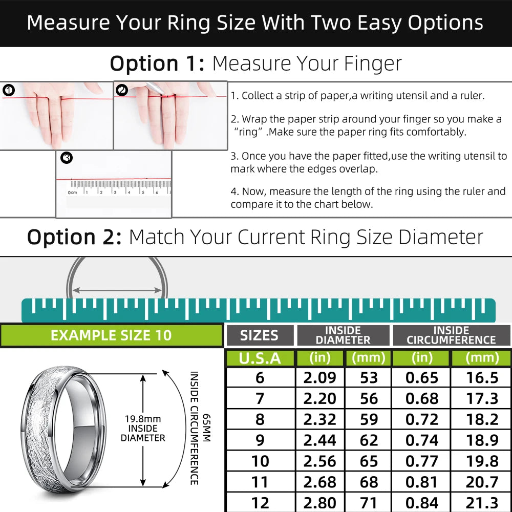 RFID Smart Health Ring with T5577 Chip - Gold & Silver Tidesmit Tidesmit