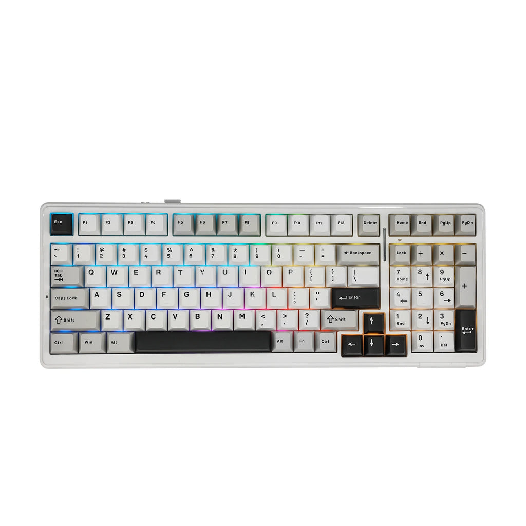 EPOMAKER x AULA F99 98% Gasket-Mounted Wired/BT/2.4GHz Wireless NKRO Mechanical Keyboard North-facing RGB 8000mAh Battery