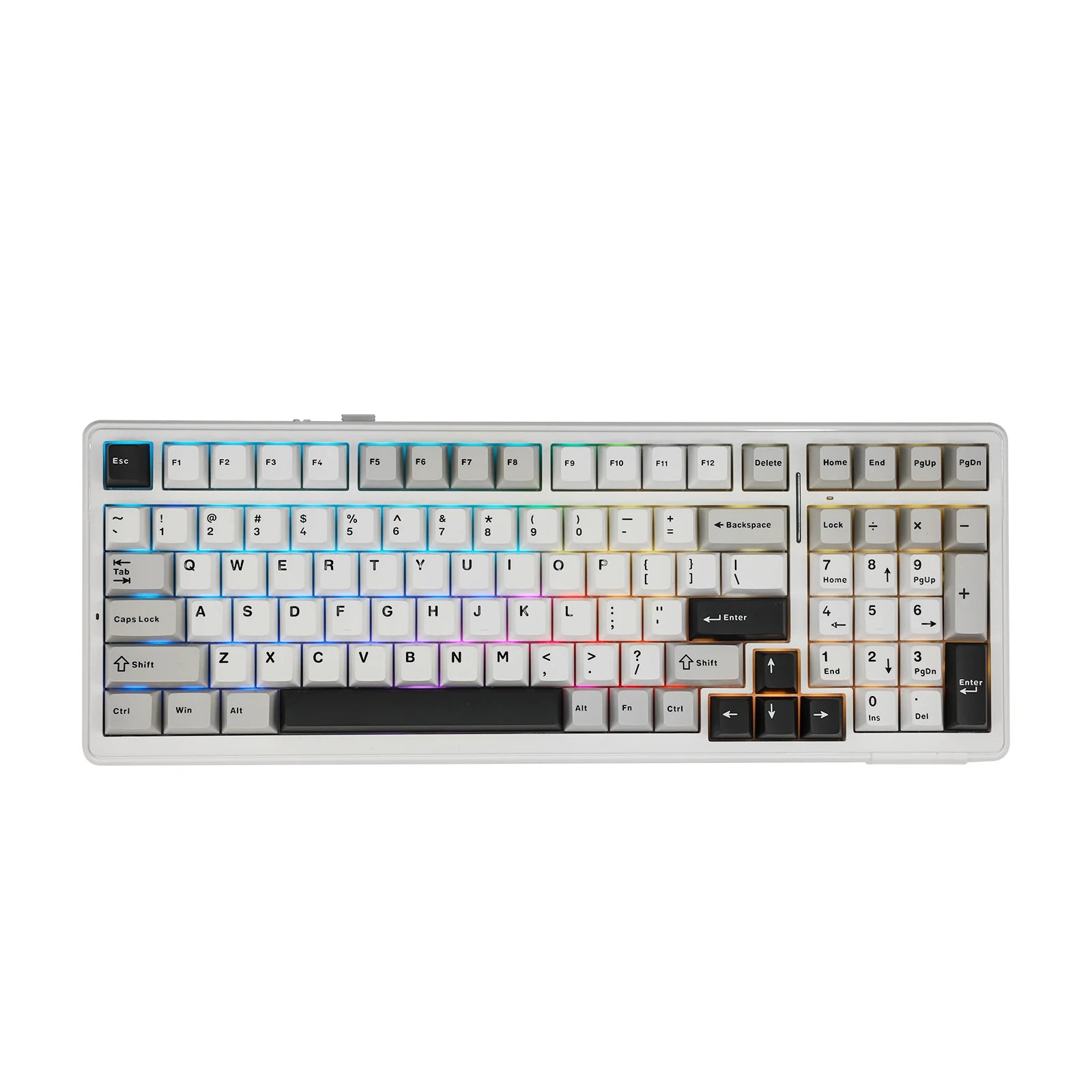 EPOMAKER x AULA F99 98% Gasket-Mounted Wired/BT/2.4GHz Wireless NKRO Mechanical Keyboard North-facing RGB 8000mAh Battery