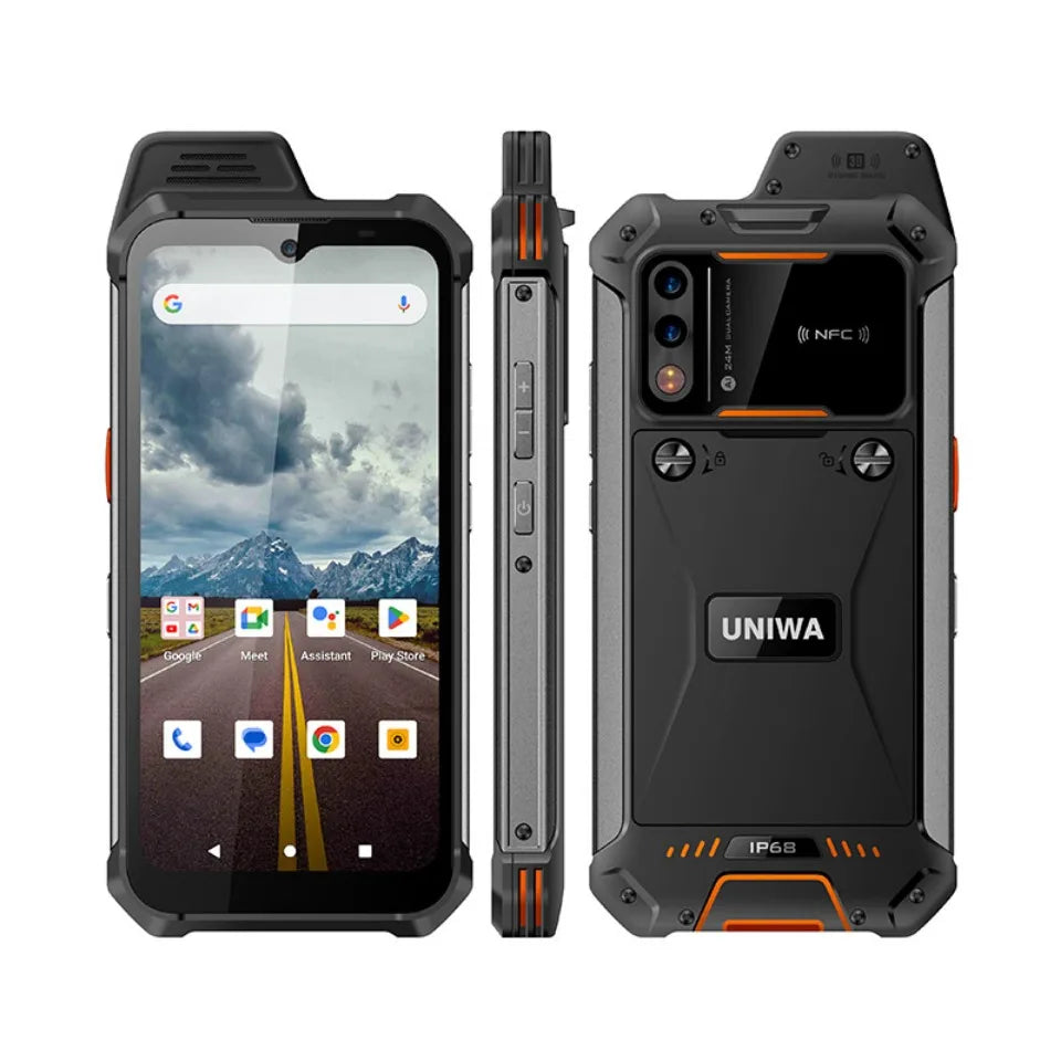 UNIWA W999 ATEX Explosion-proof Smartphones Rugged IP68 6.39" FHD Andriod13 8GB+128GB 5000mAh Walkie Talkie PTT NFC Mobile Phone