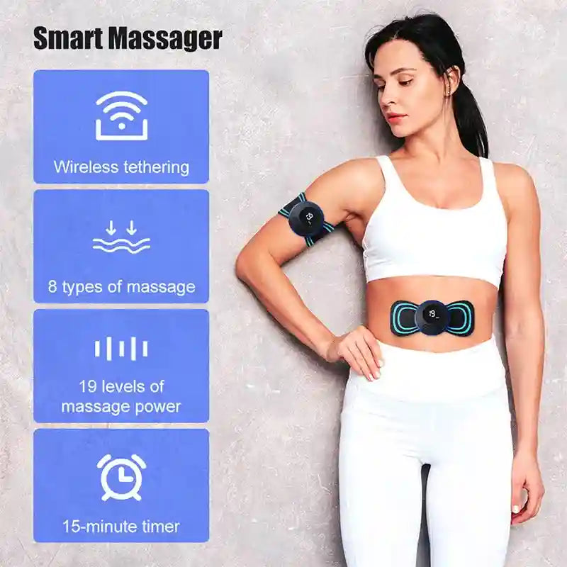 Portable Electric Massager for Deep Tissue Muscle Relief | Tidesmit Massage Roller Tidesmit