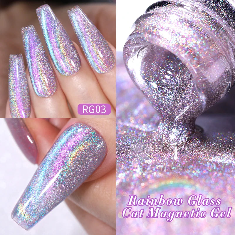 9D Cat Eye Gel Polish Magnetic UV LED Varnish for Professional Manicure Permanent Makeup Machines Tidesmit