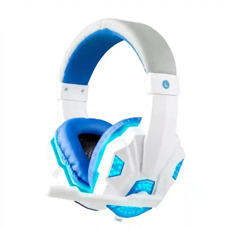 Gaming Headset With Mic: Stereo Noise Cancelling Over-Ear Headphones White Tidesmit