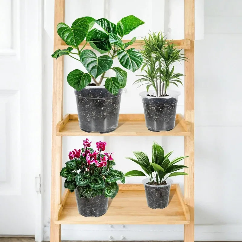S/M/L/XL Transparent Flowerpot Plant Nursery Pot Seedling Cup Gardening Transplantation Potted Flower Pot Planter Gardening Tool