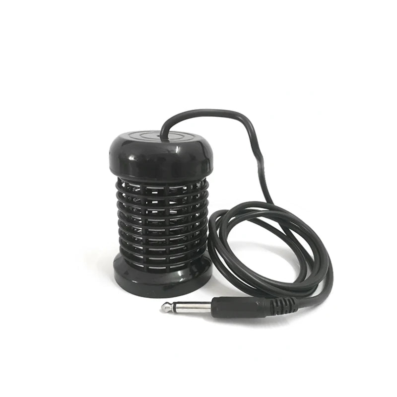 Black ionic foot detox spa array with cord and connector plug for home hydrotherapy and relaxation massage devices.
