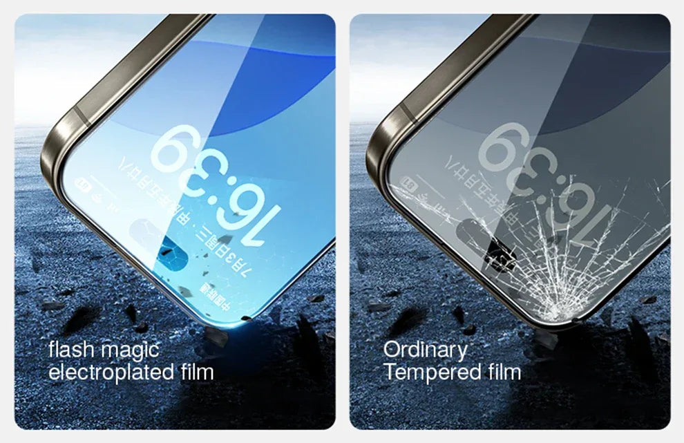 iPhone 17 Pro Max Privacy Screen Protector - 9H Tempered Glass 2PK Tidesmit
