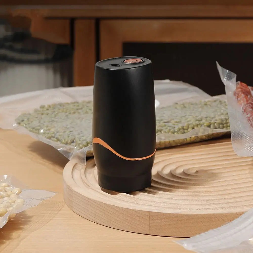 Wireless Electric Vacuum Sealer Pump Space Saving Labor Saving Vacuum Bag Pump Rechargeable Handheld
