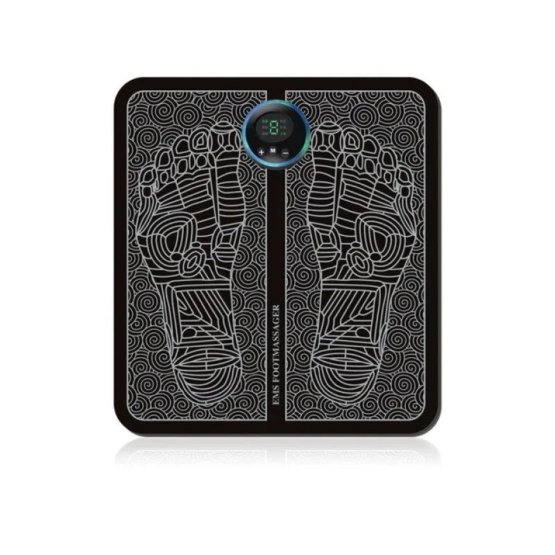 Electric Foot Massage Mat | 8 Modes & 19 Levels | Black Tidesmit Body Shaping Massage Equipment black Tidesmit