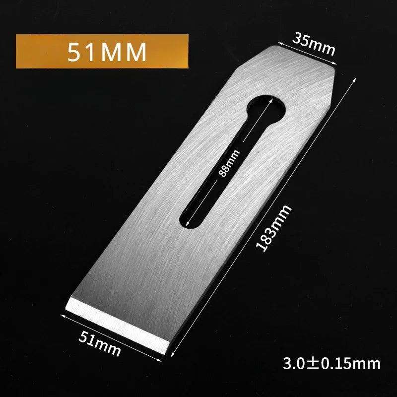 New Woodworking High Speed Steel Blade and White Steel Polishing Knife Set Fast Planer Woodcutting Knife Root Carving Tools DIY