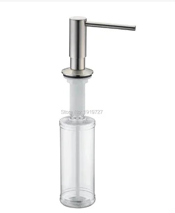 Gunmetal Liquid Soap Dispenser Plastic Bottle The 360 Degree Swivel Head Kitchen Installed In Sink Is Convenient And Simple