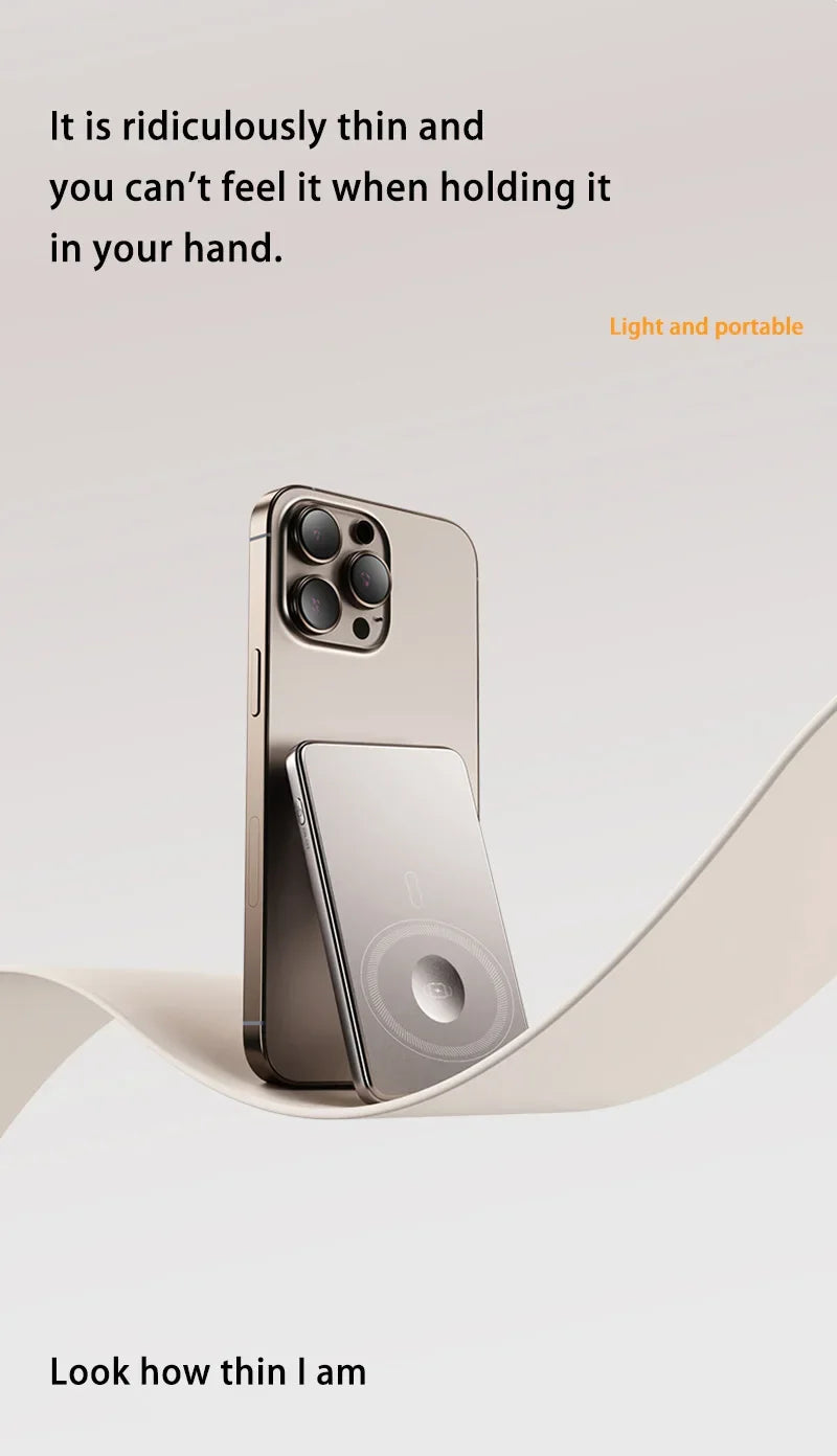 Magnetic Power Bank 10000mAh PD 20W Fast Charger - Tidesmit Tidesmit