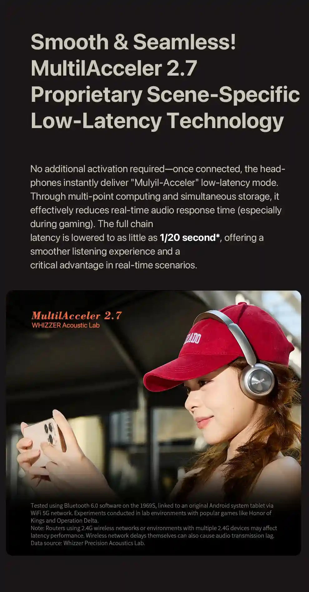 Tidesmit Wireless Headphones: Active Noise Cancellation & Deep Bass Tidesmit