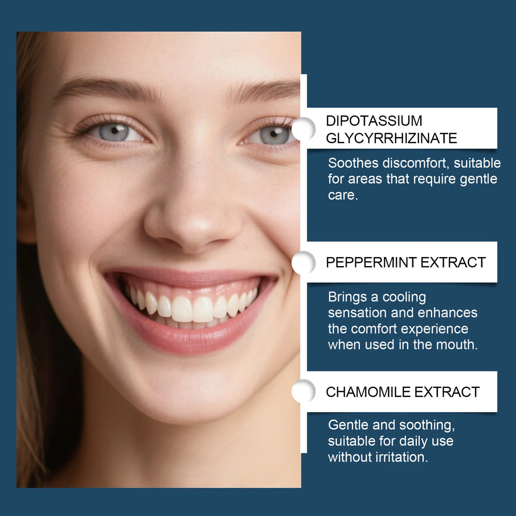 Tidesmit Damaged Gum Repair Care Gel for deep cleaning teeth stains, tartar removal, and sore gum relief.