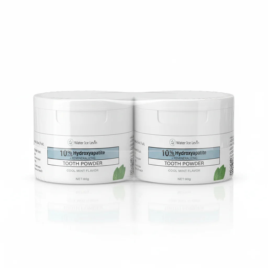 Tidesmit 10% Hydroxyapatite Tooth Powder with Hyaluronic Acid for teeth whitening and minty fresh breath