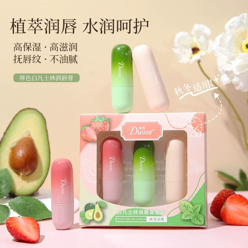 Fruit Lip Balm Set | Nourishing Moisturizing Lip Care Treatment Lip Care Tidesmit