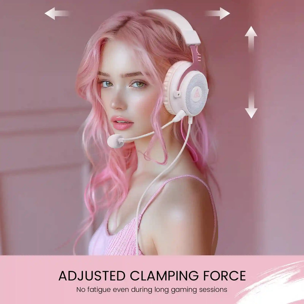 Wired Gaming Headphones with Detachable Mic for PC PS5 and Xbox Tidesmit
