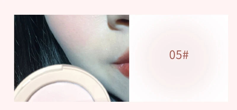Tidesmit Herorange monochrome waterproof matte blush in peach orange soft mist shade texture close-up