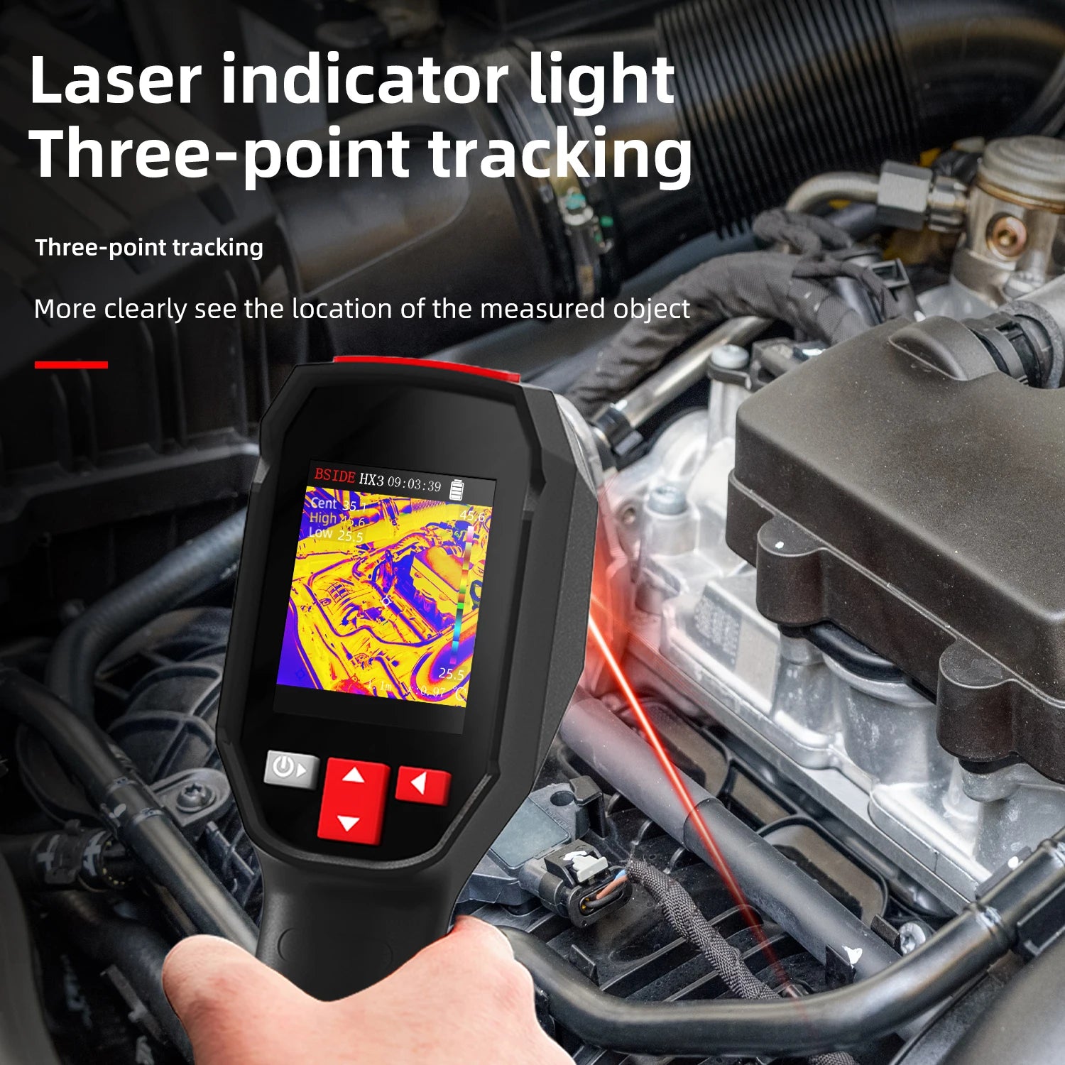 BSIDE Handheld Thermal Imaging Camera Industrial HX3 -20-550C HD Resolution PCB Pipe Inspection Fire Safety Thermal Imager