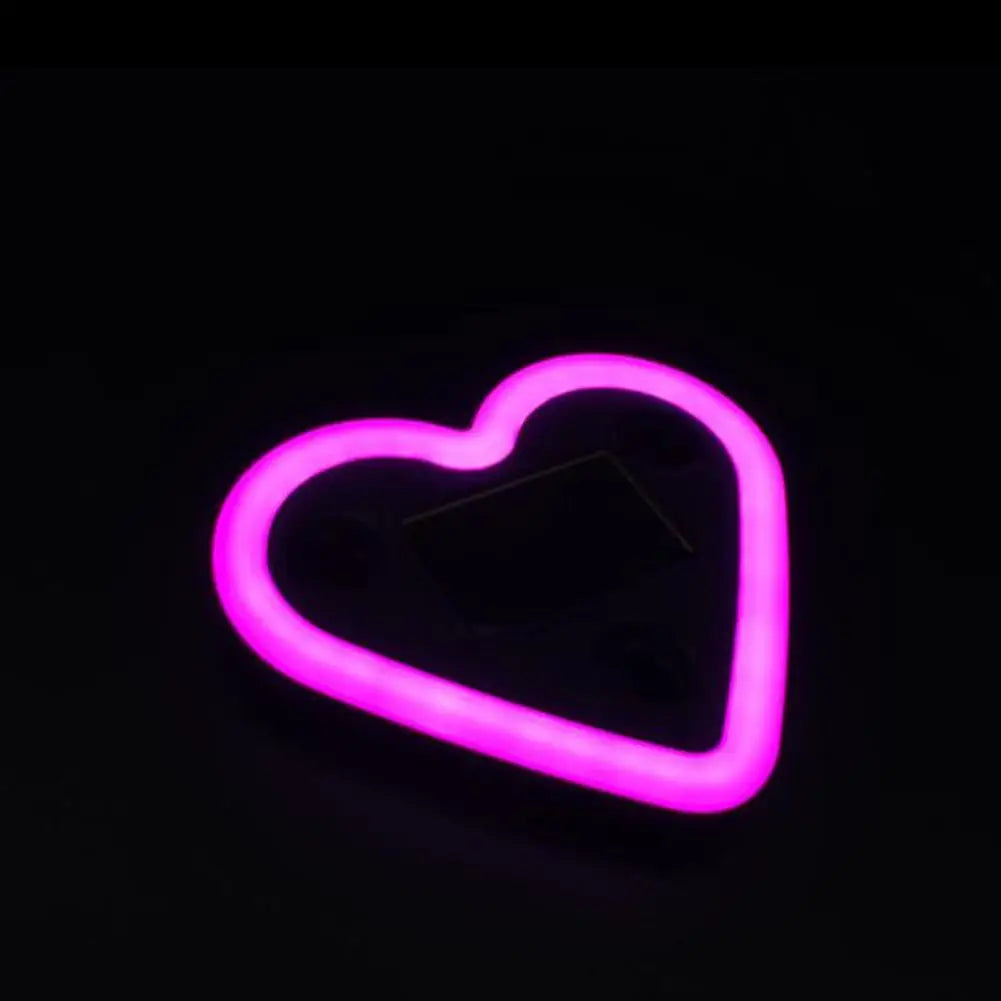 Solar Heart LED Interior Light - Wireless Ambient Atmosphere Lamp Tidesmit