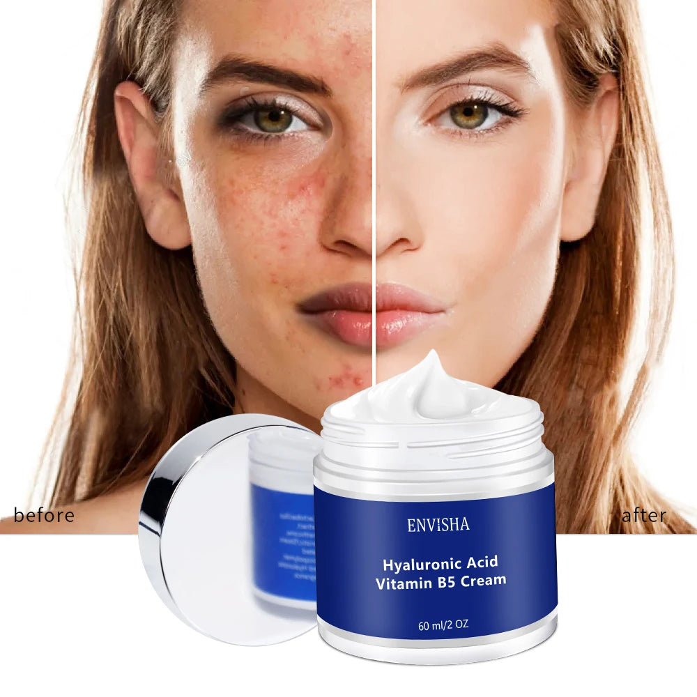 ENVISHA Face Cream Hyaluronic Acid&Vitimin B5 Skin Care Anti-Wrinkle Aging Moisturizing Shrink Pores Whitening Smooth Firming