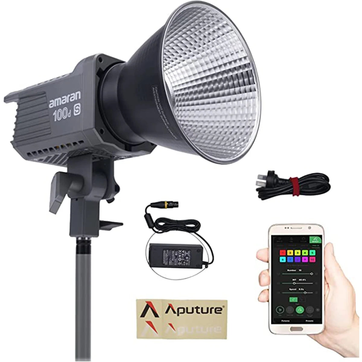 Amaran COB LED Video Light: Pro Bicolor Studio Lamp for Content Creation Tidesmit