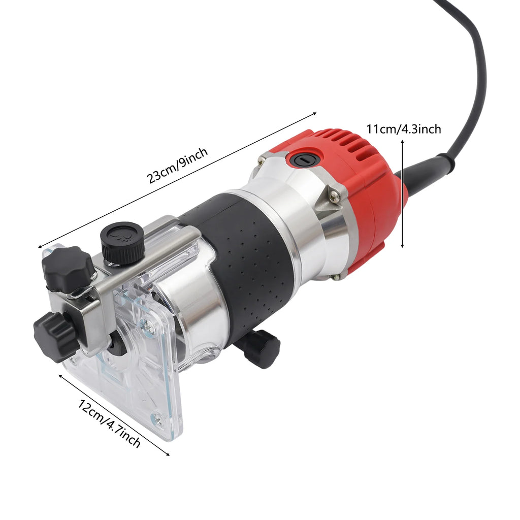 800W Wood Router Machine Woodworking Electric Trimmer Carpenter Power Tools 30000RPM