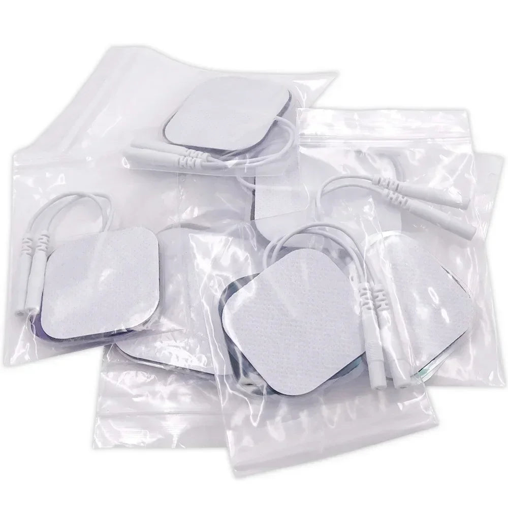 TENS Unit Electrode Pads Replacement 5x5cm - Self-Adhesive Tidesmit Body Shaping Massage Equipment Tidesmit