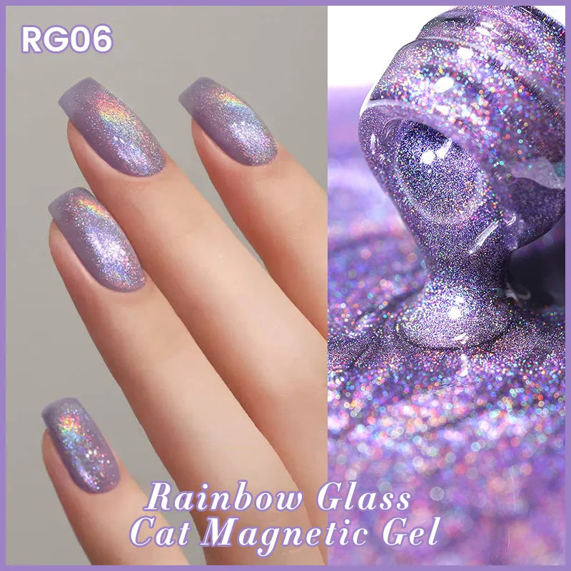 9D Cat Eye Gel Polish Magnetic UV LED Varnish for Professional Manicure Permanent Makeup Machines RG06-10ml Tidesmit